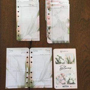 Franklin Covey Blooms pocket sized inserts
